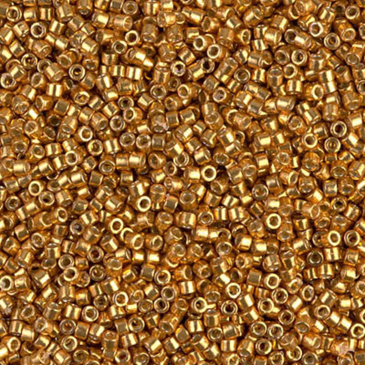 Miyuki Delica Bead 11/0, DB1833, Duracoat Galvanized Yellow Gold, 5 grams